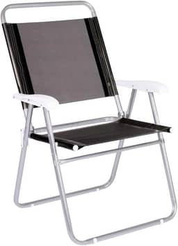 Mor - Cadeira Master Plus Alumínio Preta