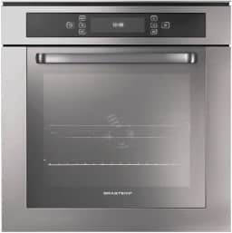 Forno de embutir elétrico Brastemp 67 litros cor inox com Função Ar Forçado e Painel Touch - BO260AR 220V