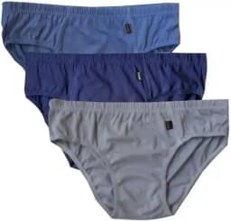 Kit 12 Cueca Slip Tradicional Elástico Embutido 100% Algodão Sortida