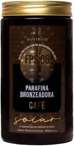 Parafina bronzeador acelerador de bronzeado Duotrato 830g (Café)