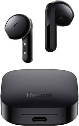 Xiaomi Redmi Buds 6 Active, Fones de Ouvido Sem Fio, Versão Global (Preto)