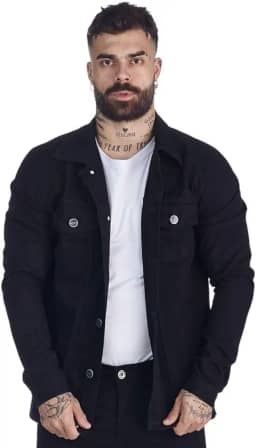 Jaqueta Jeans HNO Jeans Lisa Preto