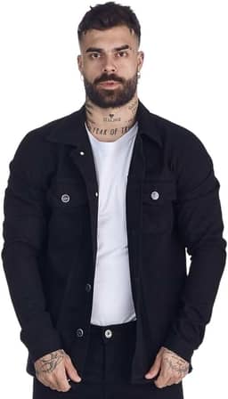 Jaqueta Jeans HNO Jeans Lisa Preto