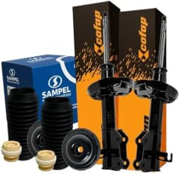 Par Amortecedor Dianteiro + Coxim SK360S Compatível com Cruze Hatch/Sedan 2012 a 2016