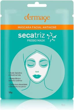 Secatriz Prebio Máscara Facial Antiacne, 10g, Dermage