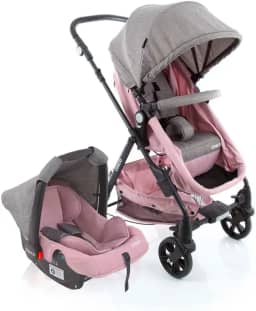 Cosco Kids, Travel System Poppy Duo, Rosa Mescla