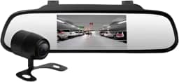 Kit Espelho Retrovisor M7 Display LCD 4.3'' com Câmera de Ré Borboleta JR8 - JT30RETRCAMM7