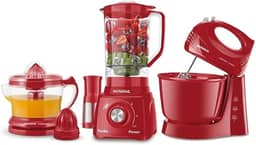 Conjunto Mondial, Liquidificador + Batedeira + Espremedor, 220V - KT-105-R