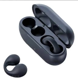 Fone de Ouvido Bluetooth Brinco Ambie Sound cor Preto | Resistente à Água e Suor, com Conforto, Tecnologia e Liberdade para Seus Treinos