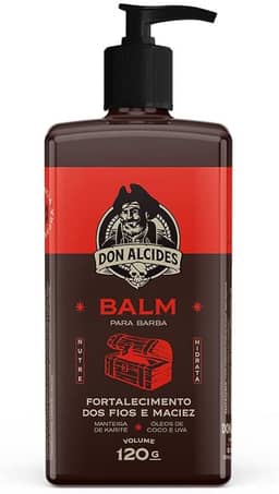 Balm Para Barba Don Alcides 120Ml Barba Negra