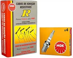 KIT CABO IGNIÇÃO + VELA IGNIÇÃO - GOL G5 2008 Á 2013 / POLO G5 2008 Á 2013 / FOX G5 2008 Á 2013 - KIT00758