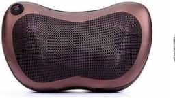 Massageador Elétrico para Pescoço e Lombar, Bivolt 110v/220v, com Infravermelho, Portátil para Casa e Carro, Inclui Fonte de Alimentação e Cinta de Fixação