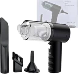 Mini Aspirador Portátil 3 em 1 Sem Fio Recarregável USB com Filtro – Para Carro, Teclado e Casa – AS-228