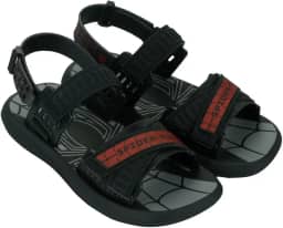 Sandália Infantil Menino Homem-Aranha Force Conforto e Aventura Grendene Kids Preto ou Azul