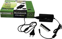 Fonte Para Notebook Universal, Flex, Com 8 Pinos, Bivolt, Natural