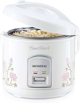 Panela Elétrica Bianca Rice 4 110V, Branco, Mondial - NPE-05