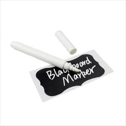 2 Canetas giz liquido branca branco intenso para lousa