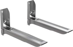 Suporte de Parede Para Fornos e Micro-ondas em Aço Carbono, Comprimento Ajustável, Design Slim e Instalação Prática, Cinza, MW05SL, ELG