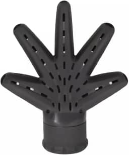 Difusor De Ar Forma de Mão Para Secador De Cabelo Preto