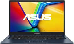 ASUS Laptop Vivobook FHD de 14 polegadas, processador Intel Core i3-1315U, 8 GB de RAM, SSD de 128 GB, Windows 11 Home, gráficos Intel UHD, Wi-Fi, Bluetooth, azul silencioso, X1404VA-I38128