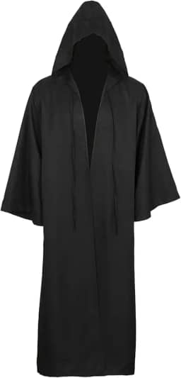 Jila Fantasia masculina estilo cavaleiro gótico fantasia cosplay fantasia de Halloween, Preto adulto, M