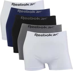 Kit 5 Cuecas Reebok Boxer Classic Microfibra Sortido Sortido