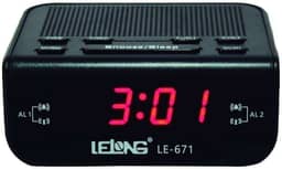 Radio Relógio Lelong LE 671 - Acompanha manual de instruções