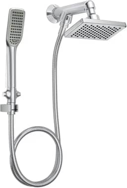 Chuveiro com desviador e ducha manual Flex, Deca, Cromado, 1965.C