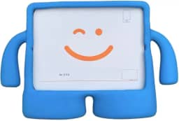 Capa Infantil Borracha Compatível Para iPad 2 3 4 A1395 A1396 1397 A1416 A1430 A1403 1458 A1459 A1460.-AZUL,Contra Choques, Sujeira, Arranhões e Pequenas Batida,EVA, Emborrachada, Leve