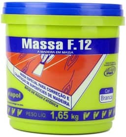 Massa Para Calafetar F12 Viapol 1,65kg Branca