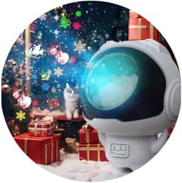 Projetor Led Bivolt Natal Desenhos – Ilumine seu Natal com Magia e Praticidade