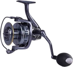 Pesca Brasil, Molinete Bravus 80 4+1 Rolamentos Ambidestro Pesca Esportiva, Drag 25Kg