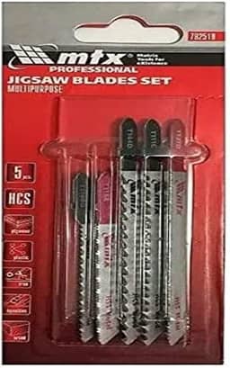 MTX Jogo De Laminas De Serra Para Madeira 5 Pcs//