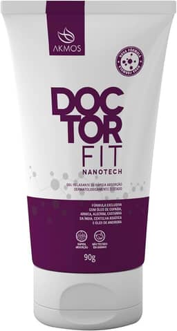 Gel Akmos Doctor Fit Nano para Massagem 90g - com Arnica e Alecrim