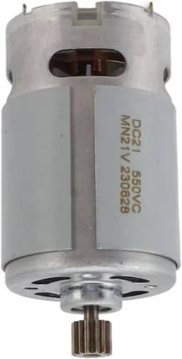 Generic Motor de Serra Manual de Alta Velocidade, 18000 Rpm, 21 V, 14 Dentes, Com Longa Vida útil para Chaves de Fenda Elétricas