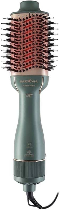 Escova Secadora Britânia Soft 4 em 1 1300W Bivolt BES13VD Bivolt