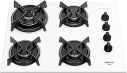 Cooktop Supreme Dako a Gás Branco 4 Bocas Bivolt