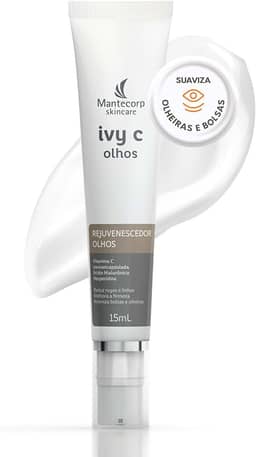 Creme Rejuvenescedor Olhos Ivy C Skincare - 15g - Ação Hidratante - Auxilia na Redução de Linhas Finas e Olheiras - Mantecorp