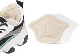 Protetor De Calcanhar Revest Alto Conforto Tênis E Sapatos (Bege(Nude))