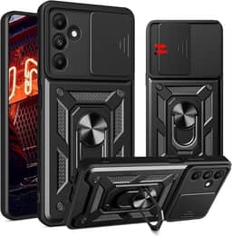 Capa Capinha Case Compatível com Samsung Galaxy M35 Protetora Resistente Durável Anti Impacto Queda Choque Armor Armadura Militar (PRETO)