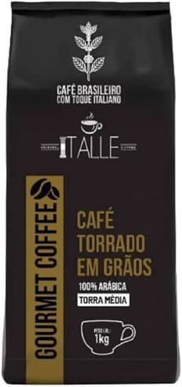 Torras Médias de Café Arábica 100% da Tale Coffee Roasters Café em Grao Torrado Expresso Arábica Torra Media Grãos 1kg Gourmet Cafe Italle