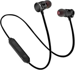 CIC Fone de Ouvido Bluetooth Magnético Esportivo Estéreo Sem Fio Intra-Auricular para Corrida Preto com Microfone de Alta Definição com Longa Duração Reduz Ruídos, Preto