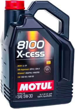 GALÃO 4 LITROS DE LUBRIFICANTE ÓLEO DE MOTOR - MOTUL - 8100 5W-30 X-CESS GEN2 - SINTETICO