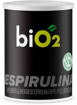 Espirulina em Pó biO2 100 g, Vegana e sem Glúten