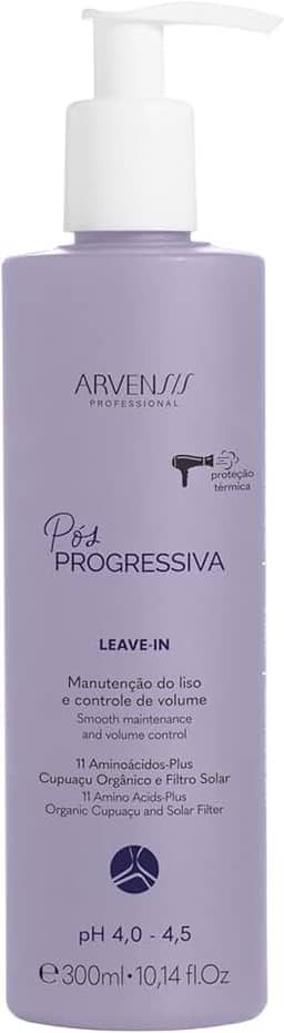 Arvensis – Leave-in Pós Progressiva 300ml | Proteção, Disciplina e Brilho para Cabelos Alisados