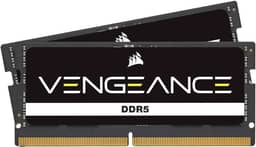 CORSAIR Memória de computador Vengeance SODIMM DDR5 RAM 96GB (2x48GB) 4800MHz CL40 Intel XMP iCUE compatível - Preto (CMSX96GX5M2A4800C40)