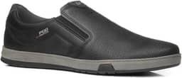 Sapatênis Slip On Masculino Microfibra Preto Pegada 170422-03