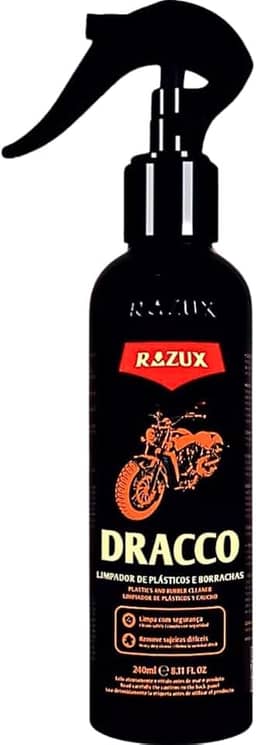 Dracco Limpador De Plásticos Borrachas Para Moto Razux 240ml