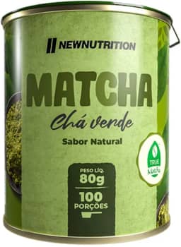 Chá Verde Matchá - 80g Natural - NewNutrition