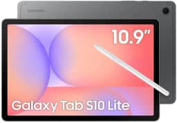 Samsung Tablet Galaxy Tab S10 Lite WiFi, 256GB, 8GB RAM, Tela 10.9', S Pen e Capa Smartbook Cover Inclusas